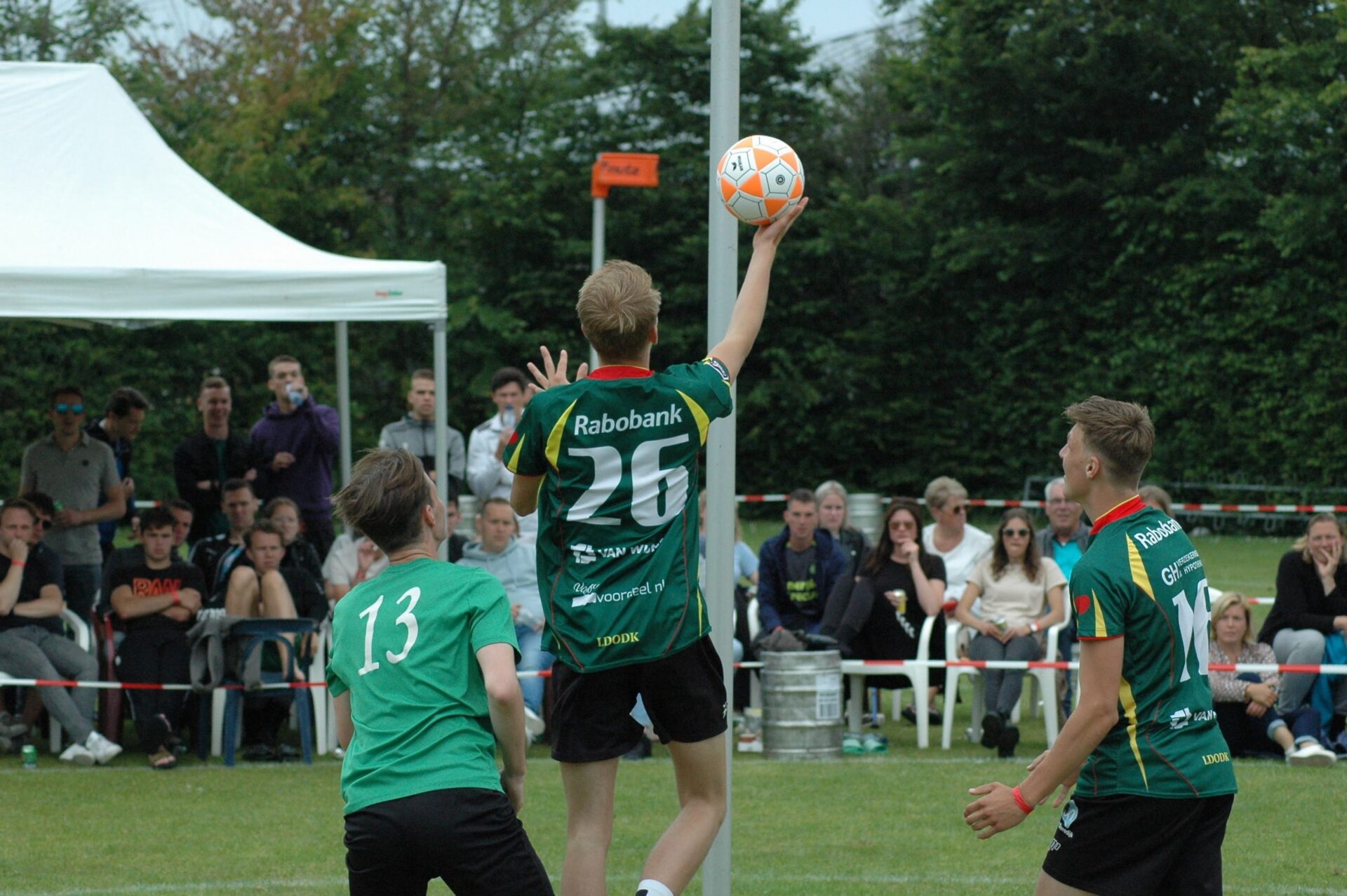 Topsport en spektakel tijdens Big Green Egg / NK 1-1 korfbal