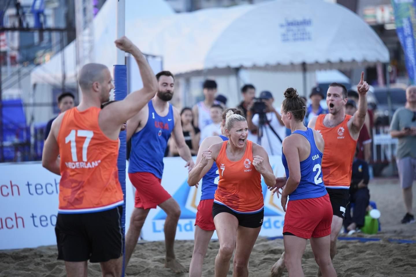 Oefenprogramma Nederlands Beachkorfbalteam