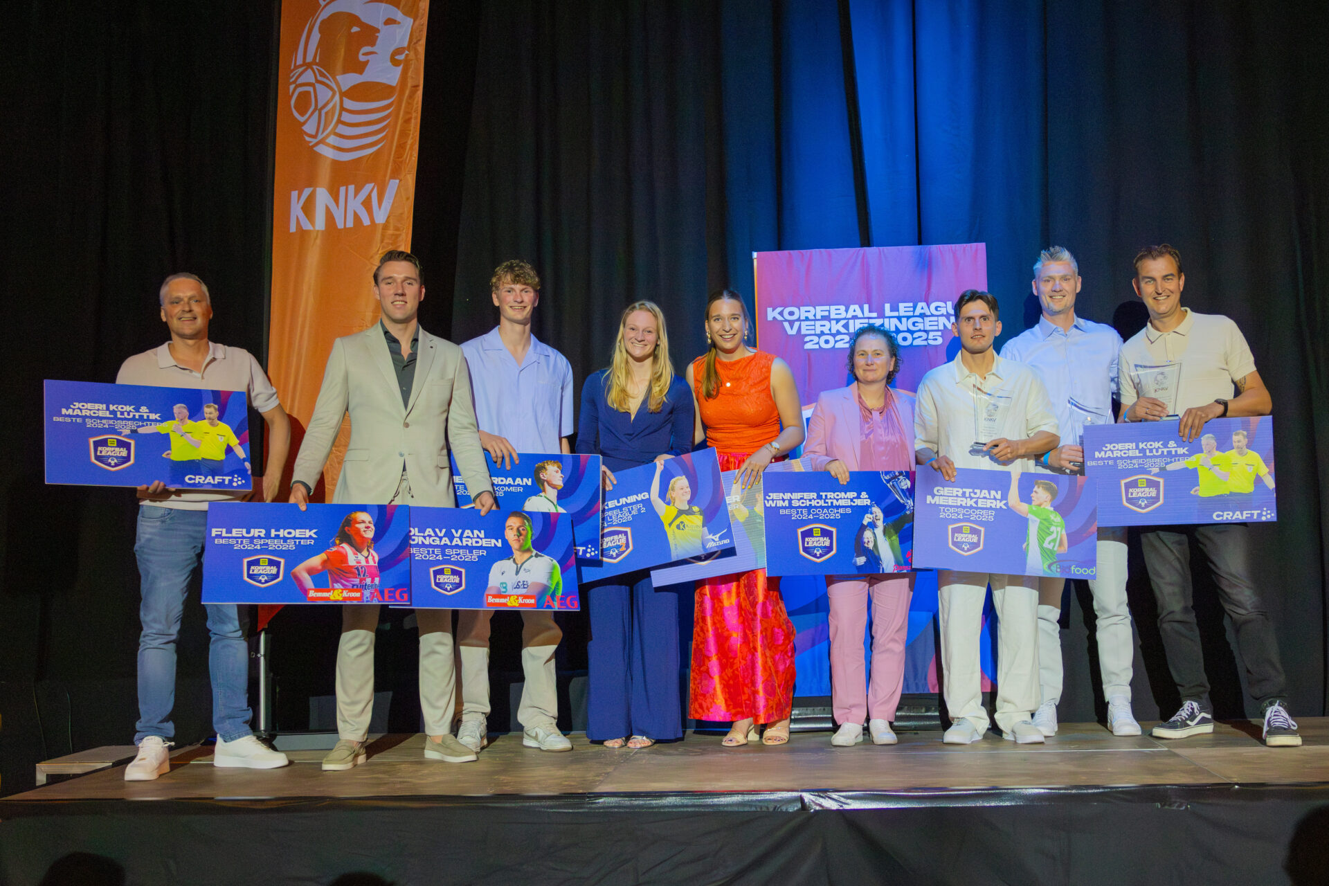 Winnaars Korfbal Leagueverkiezingen '24/'25
