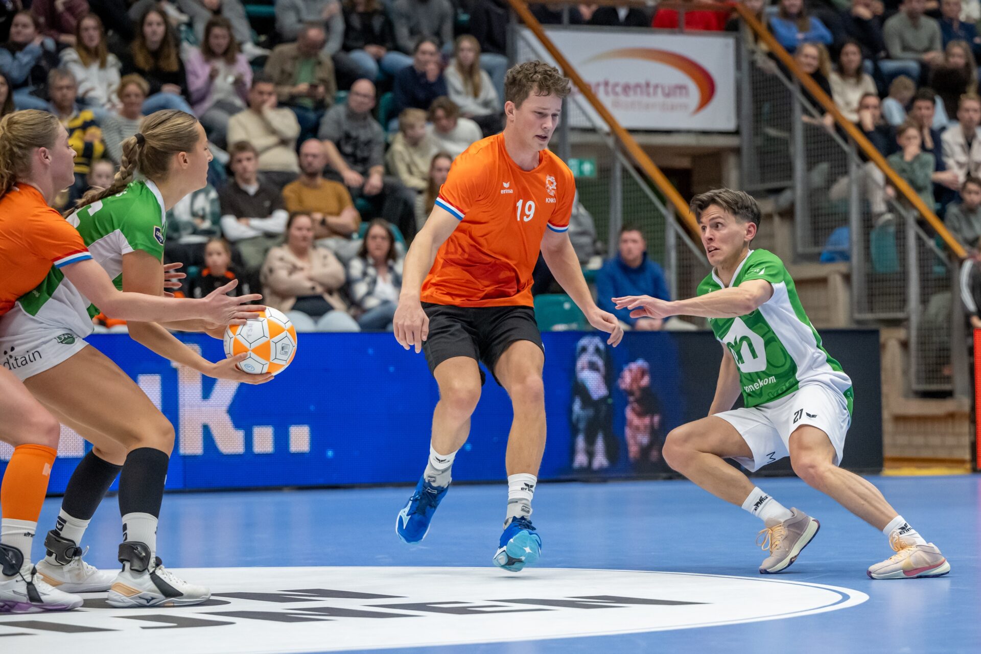 Selectie TeamNL Korfbal tijdens Korfbal Challenge